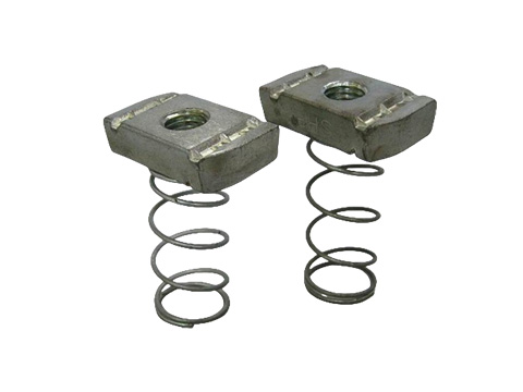 Hot dip galvanized spring nut