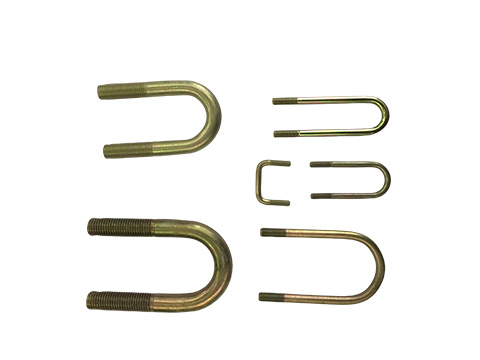 U-shaped electroplated zinc bolt